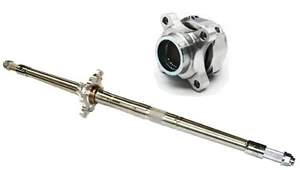 Lonestar LSR Axcalibar Axle + Anti-Fade Lock Nut Honda ATC TRX 250R TRX250R - Picture 1 of 3