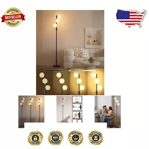 Mid Century 65-Inch Floor Lamp with Dimmable Lighting - Stylish Living Room - Picture 1 of 9