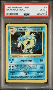 PSA 6 1999 POKEMON GAME 6 GYARADOS - HOLO - Bild 1 von 2
