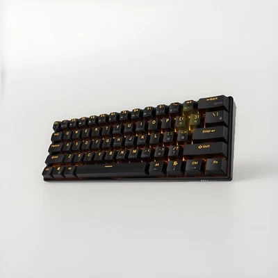 Royal Kludge RK61 RGB Mechanical Keyboard - Black with Gateron Browm Switch - Image 1 of 3