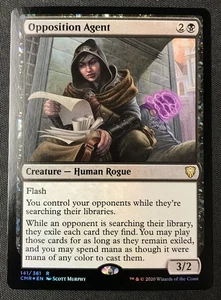 MTG Commander Legends #141 Opposition Agent FOIL LP+ - Picture 1 of 2