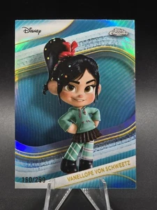 2025 Topps Chrome Disney VANELLOPE VON SWEETS Aqua Refractor 160/299 #67 - Imagen 1 de 2