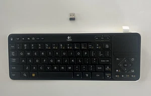 Logitech K700 Wireless Keyboard Controller - Black  with Unifying (USB) receiver - Picture 1 of 3