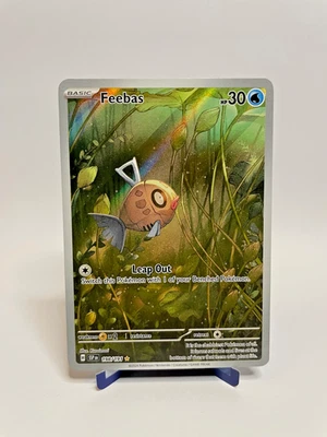 Pokemon Feebas 198/191 Surging Sparks Illustration Rare Holo Raw - Image 1 of 2