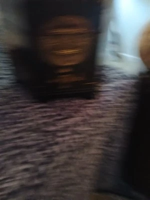 Antique Black/With Gold Dragons On Side Of Chinese Vintage Lock Box Very Old - Image 1 of 4