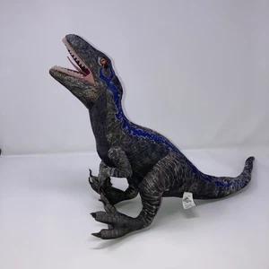 Universal Studios Jurassic World Blue Raptor Plush Exclusive - RARE Dinosaur! - Picture 1 of 4