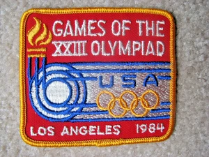 Patch ricamata Los Angeles Team USA 1984 Giochi della XXIII Olimpiadi Olimpiadi - Foto 1 di 2