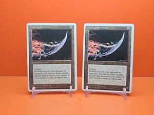 π€π€π€ (2) 1995 Magic The Gathering DANCING SCIMITAR 4TH EDITION PLAYED π€π€π€2 - Picture 1 of 6