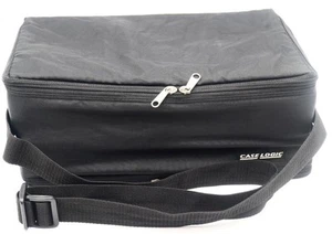 Estuche de transporte de almacenamiento de casete de doble cara Case Logic vintage (sostiene 60 con estuche) - Imagen 1 de 6