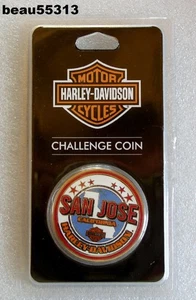 ⭐Moneda H-D DE SAN JOSE CALIFORNIA HARLEY DAVIDSON DISTRIBUIDOR DESAFÍO - Imagen 1 de 3