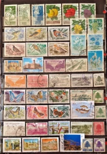 R737-LOTE SELLOS ASIA LIBANO,ORIENTE PROXIMO, REPUBLICA LIBANESA ,DIFERENTES,ANT - Imagen 1 de 1