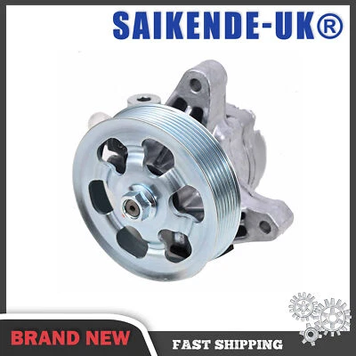 Power Steering Pump W/ Pulley For Acura RSX TSX Honda Accord CR-V Element 2.4L - Image 1 of 4