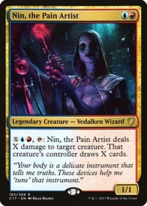 1x Nin, the Pain Artist NM Eng MTG - Commander 2017 - Bild 1 von 1