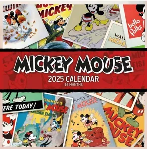 Disney Mickey Mouse 2025 Calendar - Official 16 Month - 30 x 60cm - Picture 1 of 4