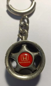 Sammlerstück Vintage Metall Schlüsselanhänger Keychain Honda Radform - Bild 1 von 6