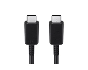 Samsung Galaxy Genuine USB Type-C to USB-C Charging Cable - 1M Black (5A) - Picture 1 of 3