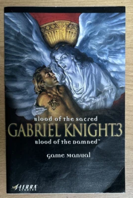 Manual Only Gabriel Knight 3: Blood of the Sacred, Blood of the Damned (PC 1999) - Image 1 of 3