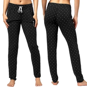 Reebok Pantalon De Jogging Femme Pantalon D'Entraînement Sport Noir/Blanc XS-L - Picture 1 of 5