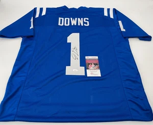 JOSH DOWNS AUTOGRAPHED INDIANAPOLIS COLTS CUSTOM JERSEY JSA COA - Picture 1 of 3