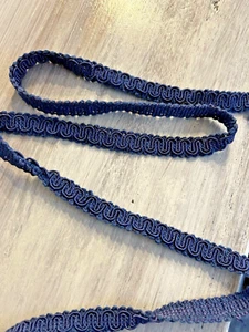 Conso Royal Blue Scroll Trim Gimp Sewing Craft Embroidery 22 Yards (*45) - Picture 1 of 1