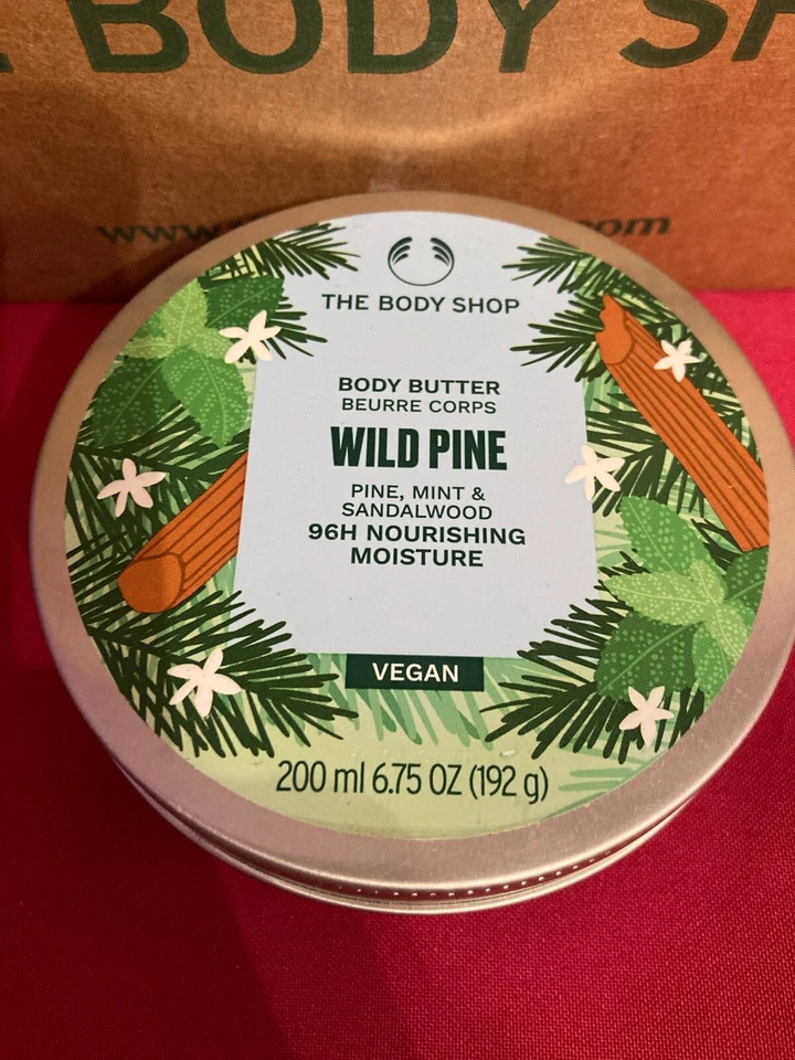 Manteca corporal The Body Shop WILD PINE 200 ml/6,75 oz PINO/COMO NUEVO/SÁNDALO *RARA* DIFÍCIL DE ENCONTRAR Foto 1 de 1