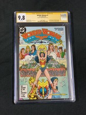 Wonder Woman 1 CGC SS 9.8 Signed Perez 1987 White Pages Key 🔑  🔥🔥🔥 Movie Dc
