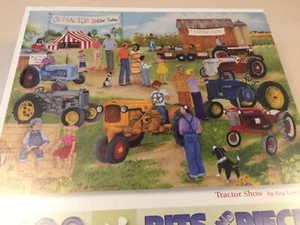 Bits And Pieces 20x27 1000 Pc Puzzle Old Tractor Show Today - Picture 1 of 8