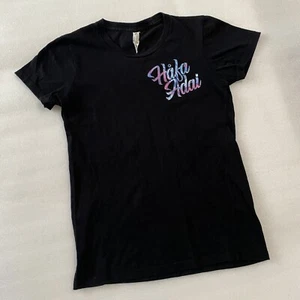 Hafa Adai Women's Junior Size Guam 671 Small Our Island Home Roots Black Used - Picture 1 of 10