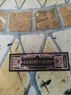 LA SPLASH  GOLDEN GATSBY POP UP LIPSTICK ROSE - Image 1 of 4