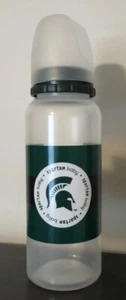 Baby Fanatic NCAA Spartan Baby Bottle w/lid - Picture 1 of 6