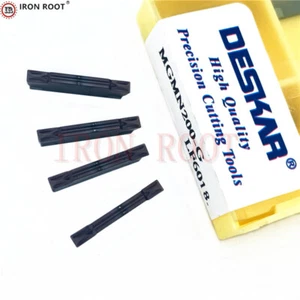 10P MGMN200-G LF6018 CNC Turning Tool Grooving Carbide Insert MGEHR Tool Holder - Picture 1 of 6