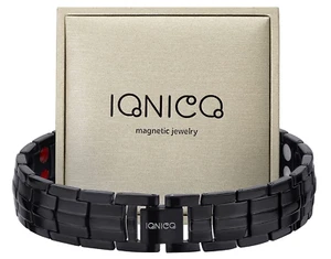 IONICO Stylish Magnetic Bracelet (Wide Black) - Picture 1 of 1