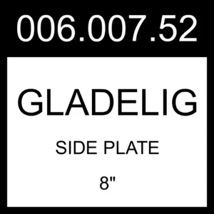 Placa Lateral IKEA GLADELIG Gris 8" 006.007.52 - Imagen 1 de 1