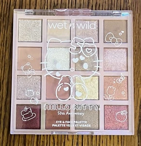 Paleta de ojos y rostros wet n wild Hello Kitty 50 aniversario nueva sin abrir - Imagen 1 de 5
