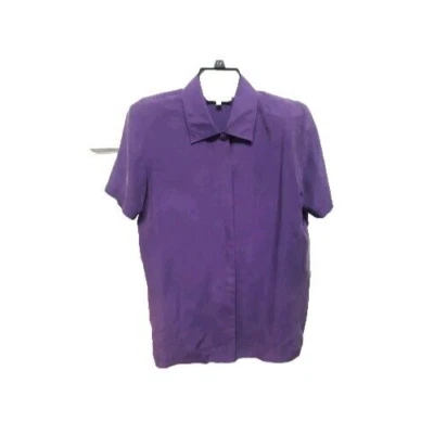 De Colección Bechamel Mujer Top S Pequeño Y Falda M Púrpura Seda Almohadillas para el Hombro  Foto 1 de 4