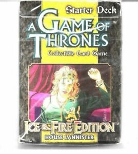 Game Of Thrones Collectible Card Game Starter Deck Ice Fire Edition Lannister