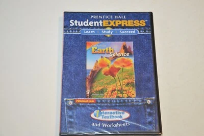 New! Prentice Hall Student Express California Earth Science CD-Rom Textbook 2008 - Image 1 of 3
