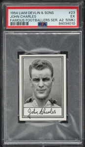 Devlin (Liam) - 'Famous Footballers A.2 (Wide)' (1954) - J. Charles (Leeds Un... - Picture 1 of 2
