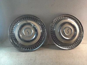 1959 TO 1964 BUICK PAIR OF 2 WHEEL COVERS - Picture 1 of 3