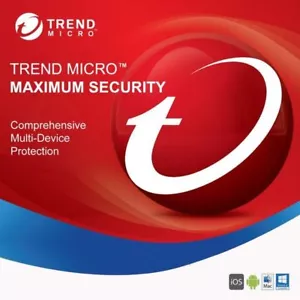 Trend Micro Maximum Security 2024 1 PC 1 Year - Picture 1 of 1