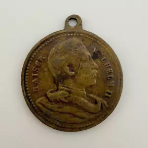 Medaille Deutscher Kaiser Friedrich und Kaiser Wilhelm II. - Bild 1 von 2