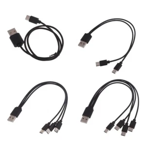 Multi Charging Cable USB C Splitter Cable 3 4 in Fast Charging Cord - Picture 1 of 12