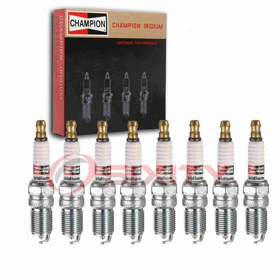 8 pc Champion Iridium Spark Plugs for 1997-2010 Ford F-150 4.6L 5.4L V8 gw - Image 1 of 4