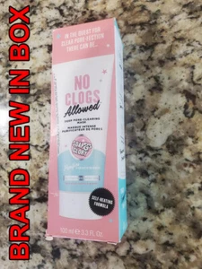 Soap & Glory No Clogs Allowed Deep Pore-Clearing Mask3.3Oz Vegan Softens NEW - Picture 1 of 3