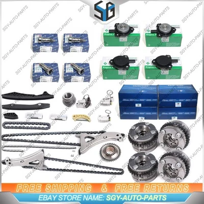 Control Valve Kit&Timing Chain Kit For Mercedes Benz E550 ML550 S550 M278 SL63 — 第 1/4 张图片