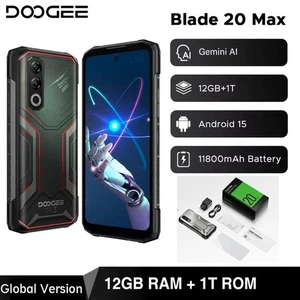 Global Version DOOGEE Blade20 Max Rugged Phone 6.6'' Display 11800mAh 36GB+1TB - Picture 1 of 41