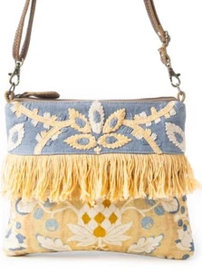 Myra Bag 11647 L’MONIQUE Embroidered Small Hispad Crossbody Bag - Picture 1 of 4
