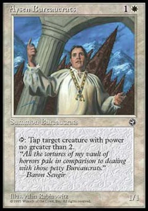 Aysen Bureaucrats (2) - Medium Play MTG Homelands - Image 1 of 1