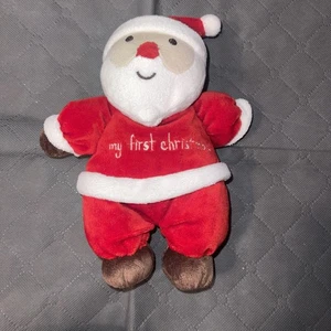 CARTERS CHILD OF MINE rattle PLUSH SANTA CLAUS MY FIRST CHRISTMAS BABY TOY LOVEY - Picture 1 of 2