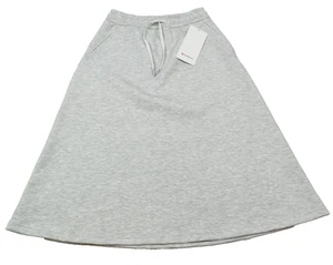Lululemon Modal-Blend High-Rise A-Line Midi Skirt Womens Small Gray Stretch - Picture 1 of 12